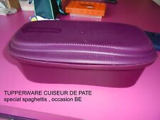 TUPPERWARE CUISEUR DE PATES SPAGHETTIS MICRO-ONDES VIOLET 1,9 L 30 CM NEUF