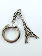 PORTE-CLES - HAMELLE AFRIQUE Constructions TOUR EIFFEL Métal Vintage 1960s -
