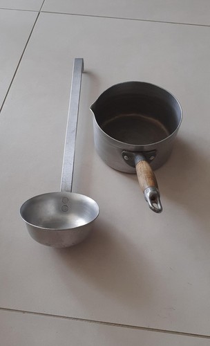 Casserole louche anciennes - louche,