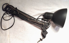 IKEA Lampe de Bureau Articulée d'Archevêque Noir Type Industriel "Neuf"