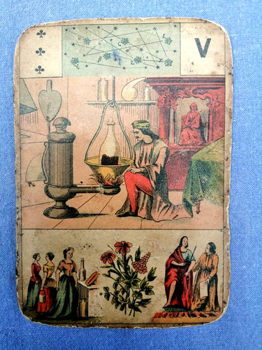 Ancienne carte tarot - carte,
