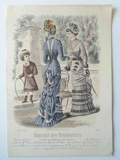 GRAVURE ANCIENNE MODE Revue