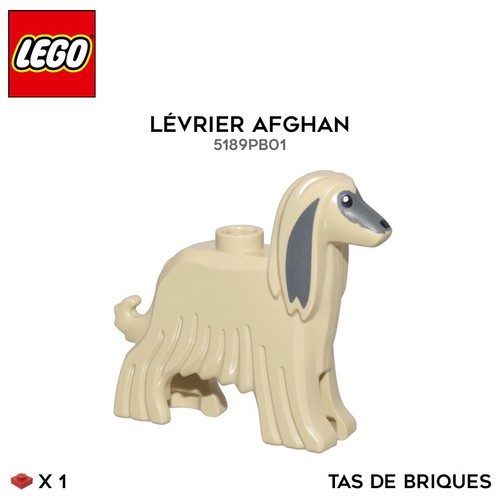 Lego animaux lévrier afghan - -,