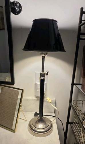 Mcm table lamps chrome metal - table,