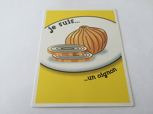 Carte suis oignon pièce - carte, je