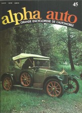 ALPHA AUTO N°45 - CADILLAC - CAISSE - CALAGE VARIABLE - CALCOTT - CAMBER