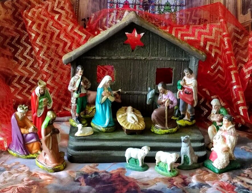 Ancienne creche noel - ancienne,