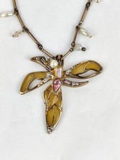 Magnifique Pendentif Christian Lacroix Dragonfly