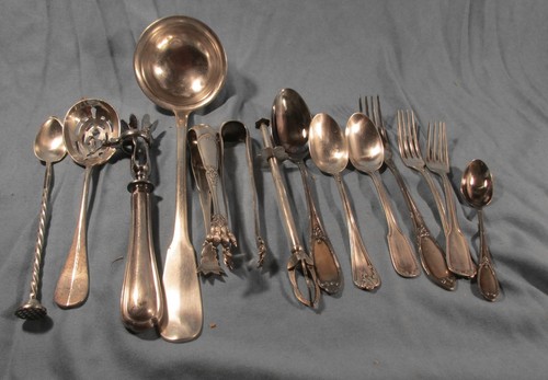 Anciens couverts service - 14,