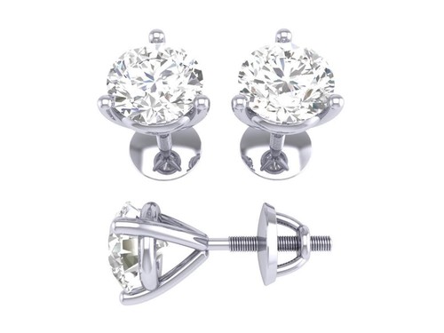 Si1 solitaire clous oreilles - solitaire,