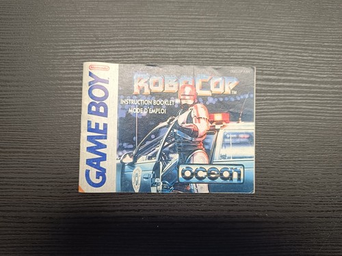 Notice seule robocop - robocop, nintendo