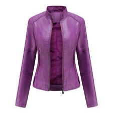 Femme veste cuir bombers - veste, en