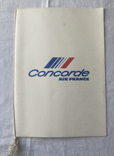 AIR FRANCE CONCORDE : MENU du