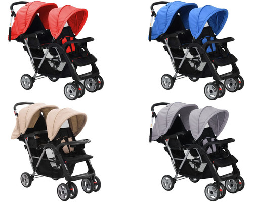 Poussette double tandem - , bébé