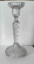 BOUGEOIR EN VERRE PRESSÉ