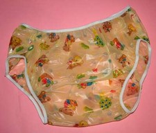 PVC Adult Baby Unisexe Slip Culotte / Slip Type PVC Koala Ourson
