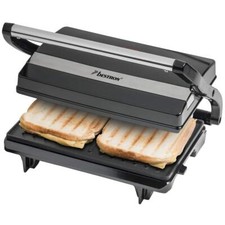 Machine a panini avec bac de récupération Appareil panini avec poignée Cool-T...