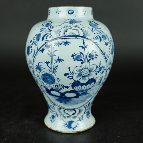Vase hollandais bleu - , blanc