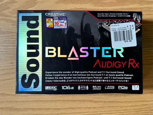 Sound blaster audigy - blaster, rx