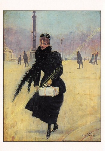 Art tableau jean beraud - cp,