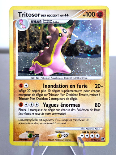 Carte pokémon tritosor 132 - carte, 9/132