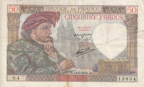 France francs jacques - 50,