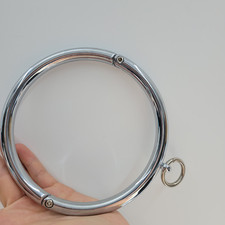 Collier Métal Acier Bondage