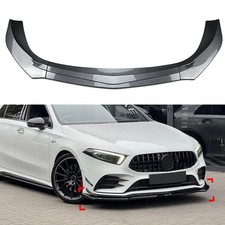 Carbon Style Spoiler Avant Lèvre Pare-Chocs Pour Benz W177 A180 A200 A35 AMG 19+