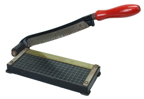 Ancien massicot bord - massicot,