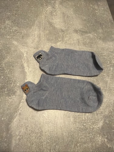 Chaussettes courtes femme bleu - chaussettes,