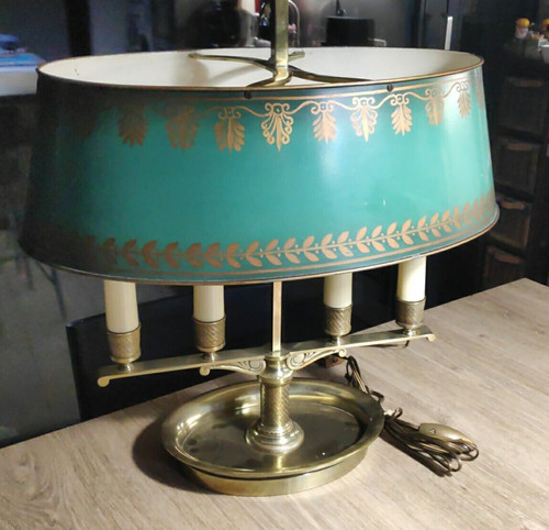 Rare lampe bouillotte - bouillotte, bronze
