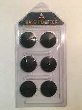 6X 40mm CONTRE POINTE WASHER ENCEINTE LOVAN BASE FOOTER NOIR MATTE  NEW
