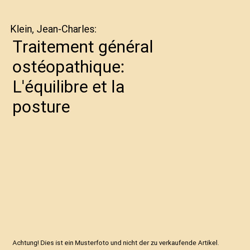 Traitement général