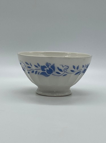 Bol ancien fleurs bleues - bol,