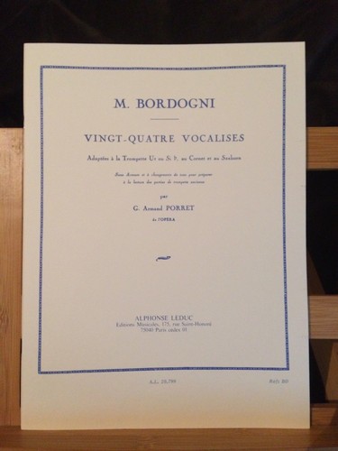 Bordogni porret 24 vocalises - bordogni,