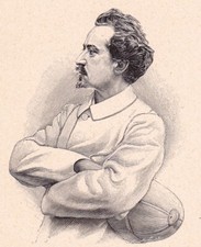 Portrait Marius Perret Moulins Allier Peintre Peinture Marine Orientalisme 