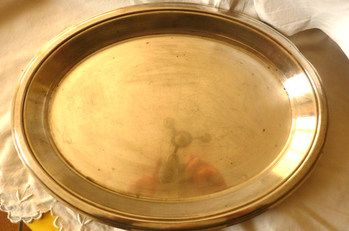 Ancien plat ovale - la, maison