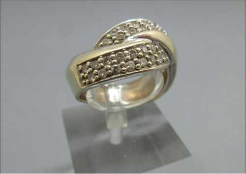 Bague carats diamants - or,