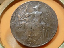 10 CENTIMES - DUPUIS - 1920 - RARE & QUALITE TB+ !