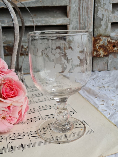 Ancien verre mariee sur - verre,