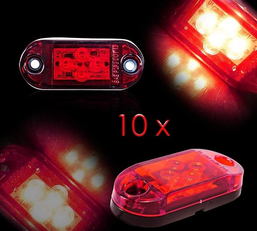 10x 24v rouge - 10x, côté