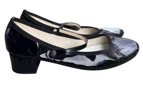 Repetto paris black patent - repetto,
