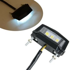 Feu de plaque d'immatriculation LED moto quad Mini E24 ABE TÜV 12V