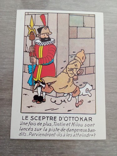 Cartes postales no30 tintin - postales,