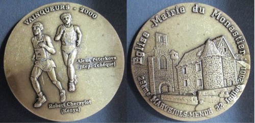 Lozère médaille 29e - médaille, marathon