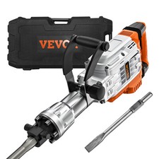 VEVOR Marteau Piqueur Perforateur Burineur Démolition 3500 W 2 Burins 1900 BPM