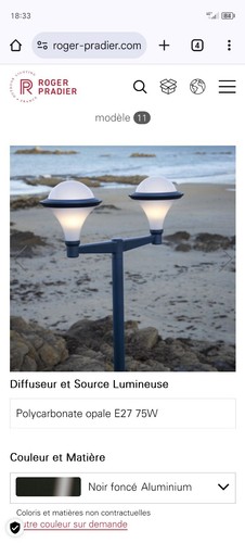 Luminaires extérieurs roger - luminaires,