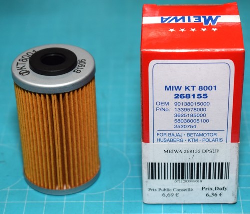 Filtre huile meiwa 268155 - 1,