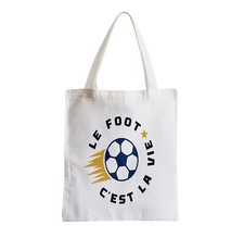 Sac en Tissu Le Foot c'est la