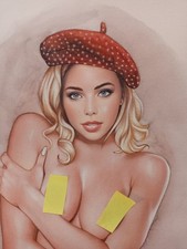 ORIGINAL DRAWING DESSIN NU